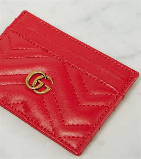 gucci marmont mini card holder|Gucci microguccissima card holder.